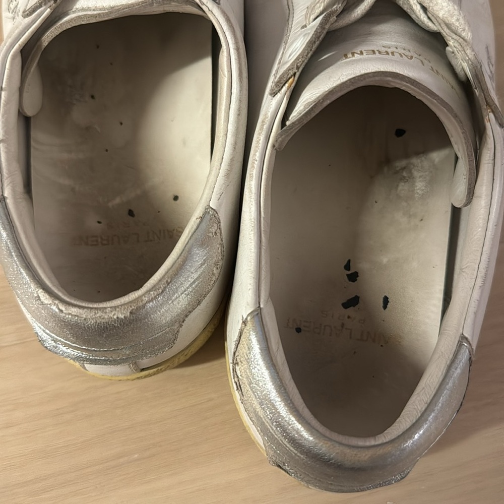 YSL Saint Laurent leather sneakers - Picture 3 of 8